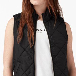 Dickies Womans Black Vest, Size Med